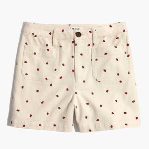 Madewell Emmett Strawberry Shorts